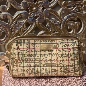 Coach makeup bag